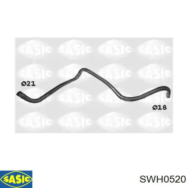SWH0520 Sasic шланг расширительного бачка нижний