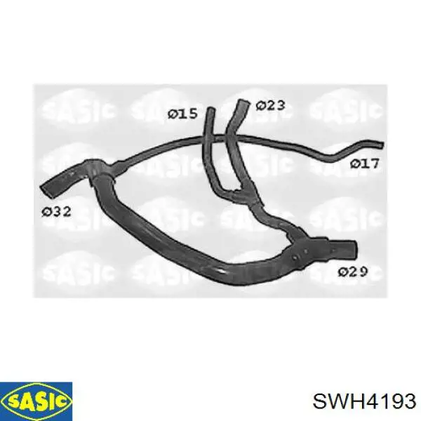Нижний шлаг радиатора охлаждения SWH4193 Sasic