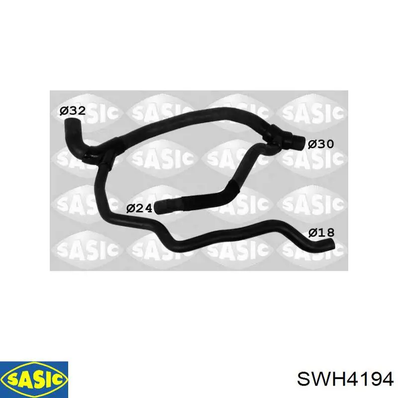 Шланг радиатора охлаждения Sasic SWH4194 цена, от 9.32 USD