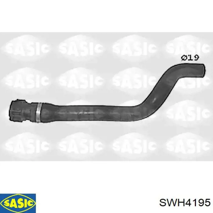 SWH4195 Sasic шланг радиатора отопителя (печки, подача)