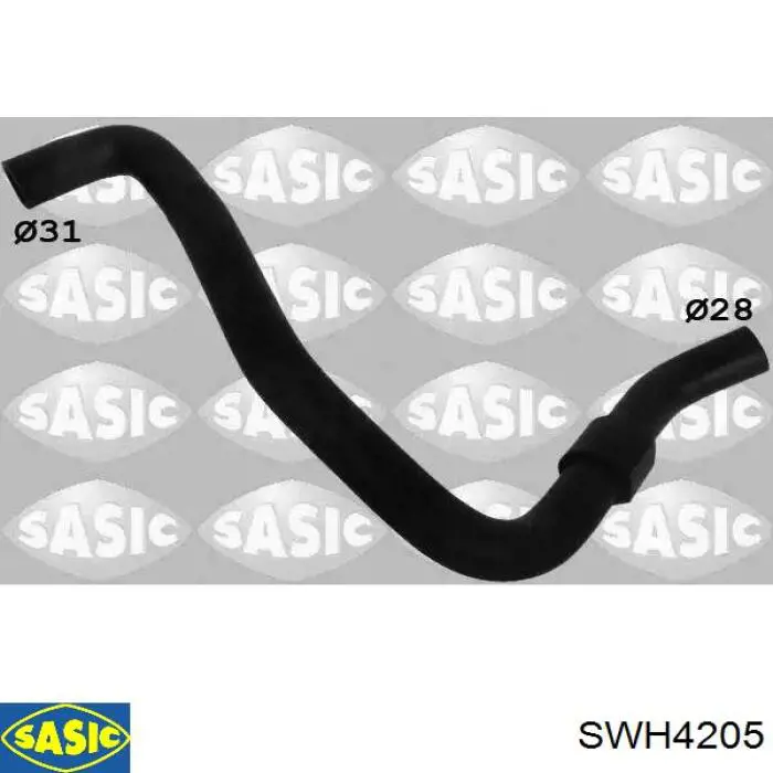 Патрубок радиатора SWH4205 Sasic