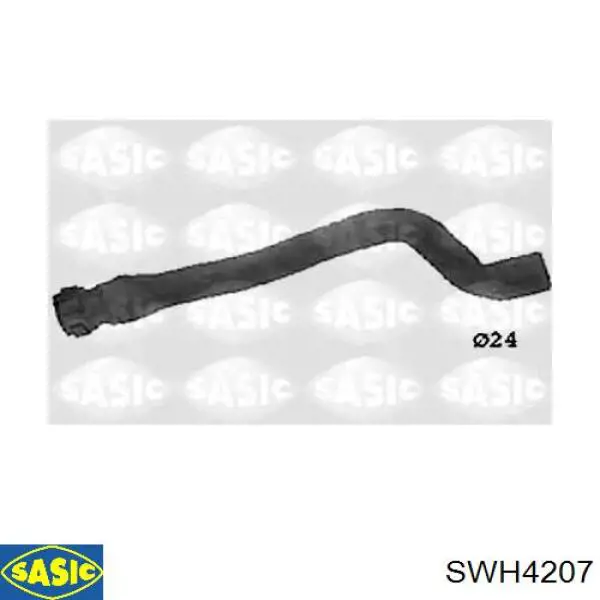 SWH4207 Sasic шланг радиатора отопителя (печки, обратка)