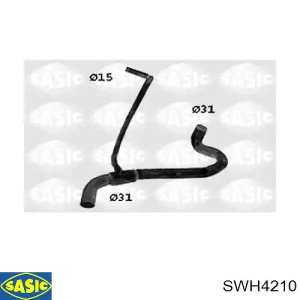 Нижний шлаг радиатора охлаждения SWH4210 Sasic