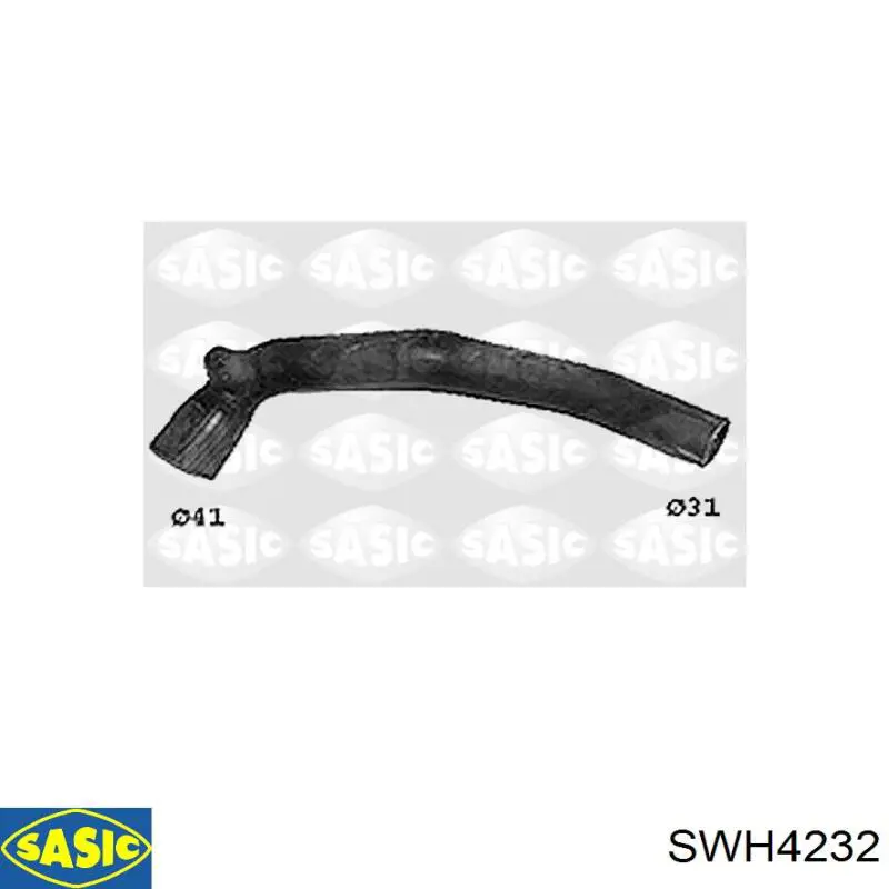 SWH4232 Sasic шланг (патрубок радиатора охлаждения верхний)