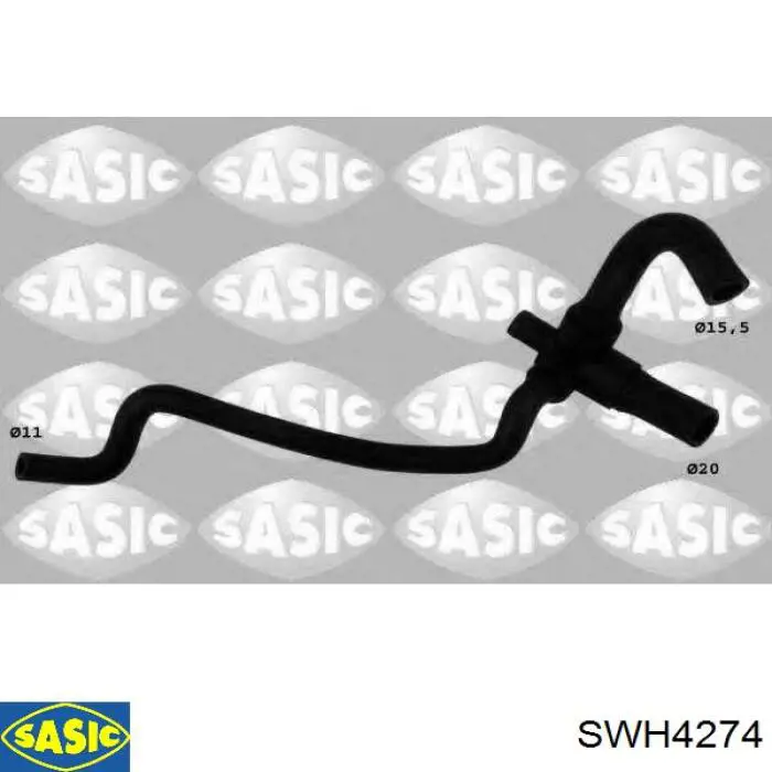 Шланг радиатора охлаждения Sasic SWH4274 цена, от 7.05 USD