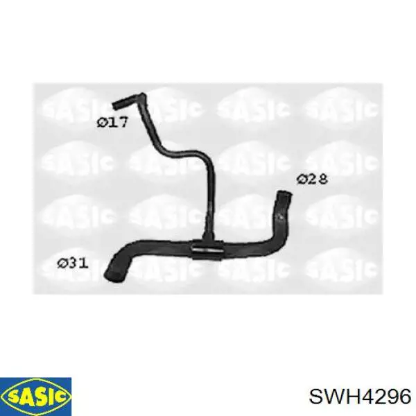 Нижний шлаг радиатора охлаждения SWH4296 Sasic