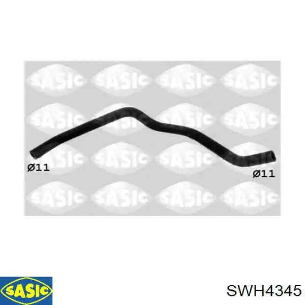 SWH4345 Sasic шланг расширительного бачка верхний