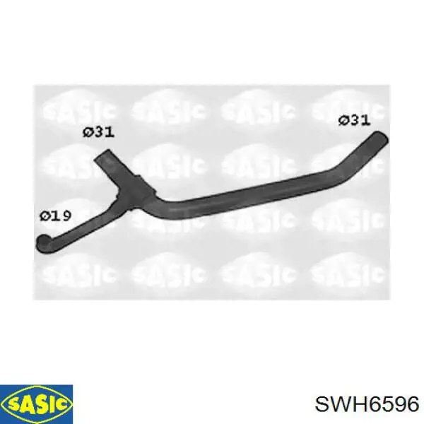 SWH6596 Sasic Шланг системы охлаждения