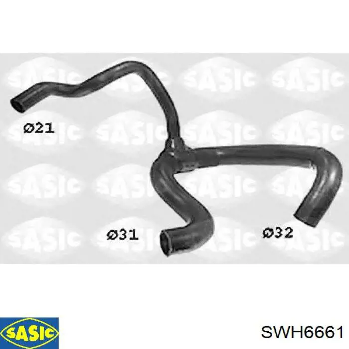 Купить SWH6661 Sasic Шланг радиатора охлаждения нижний