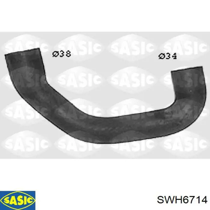 SWH6714 Sasic шланг (патрубок радиатора охлаждения верхний)