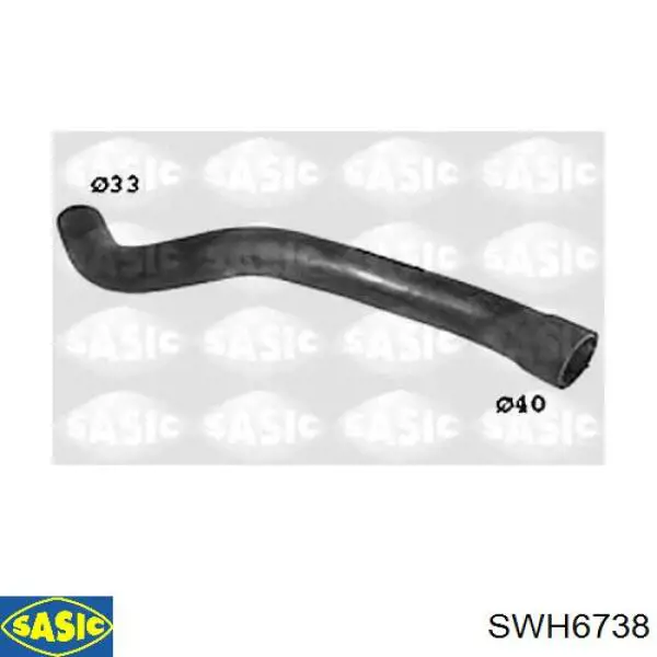 Шланг радиатора, нижний Sasic SWH6738 цена, от 18.20 USD
