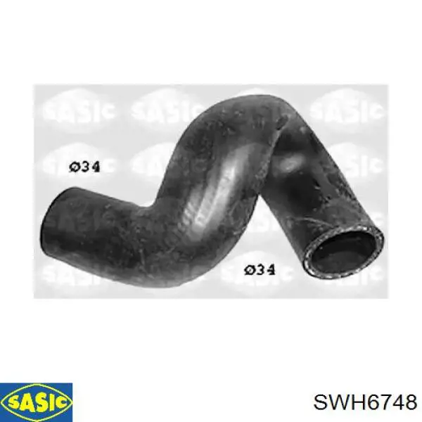 SWH6748 Sasic шланг (патрубок радиатора охлаждения верхний)