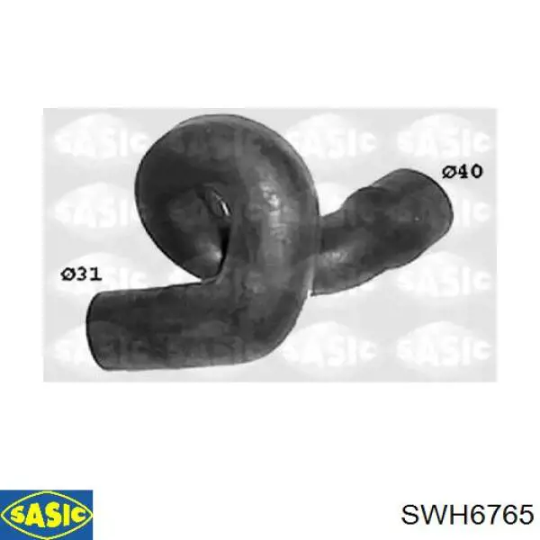 SWH6765 Sasic шланг (патрубок радиатора охлаждения верхний)