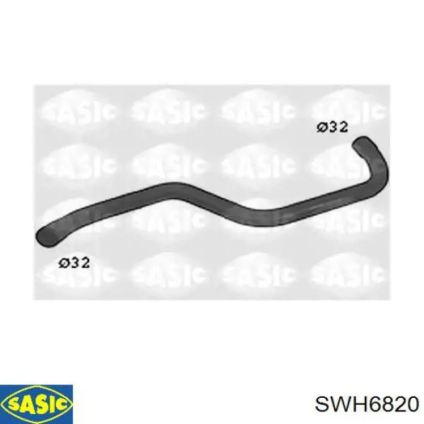 Купить SWH6820 Sasic Шланг радиатора охлаждения нижний
