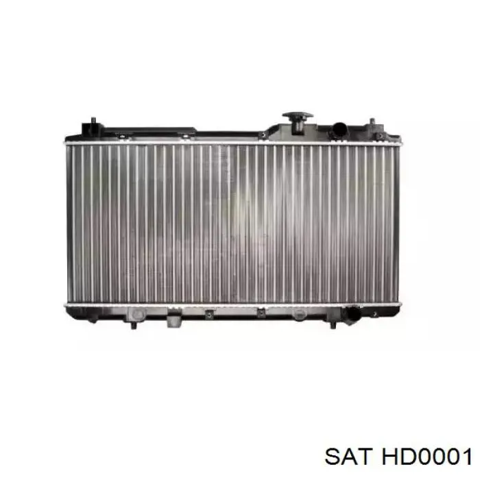 Радиатор охлаждения двигателя SAT HD0001 цена, от 40.00 USD