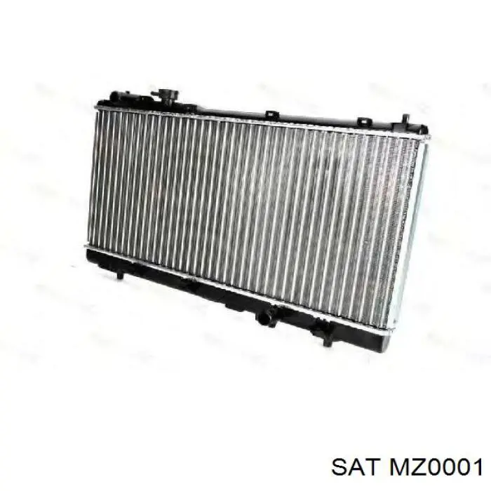 Радиатор охлаждения двигателя Mazda B59615200D цена, от 50.79 USD
