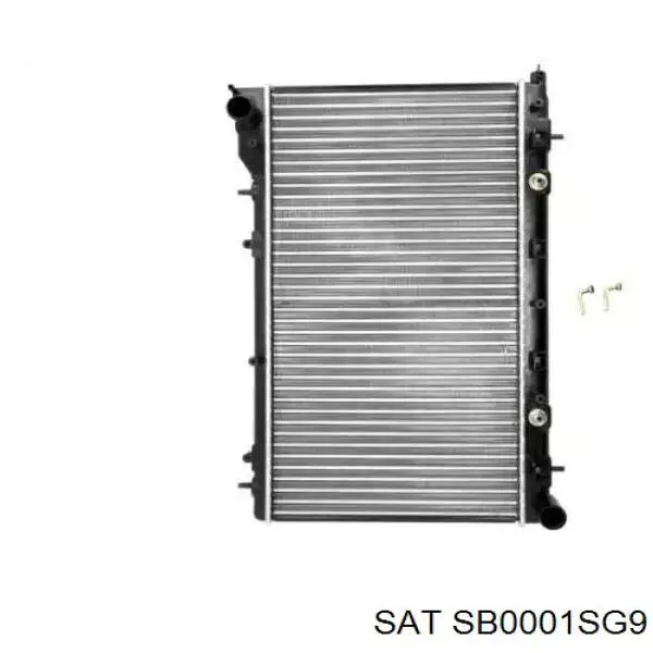 Радиатор охлаждения двигателя SAT SB0001SG9