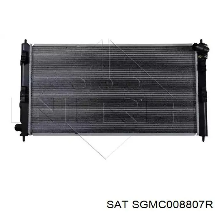 Радиатор охлаждения двигателя SAT SGMC008807R цена, от 87.67 USD