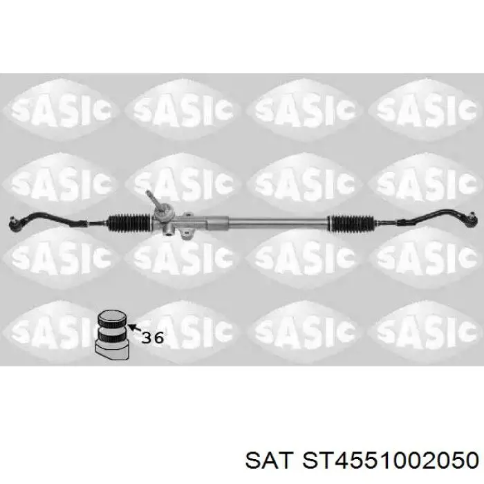 ST4551002050 SAT cremalheira da direção