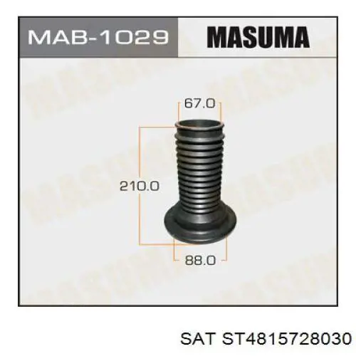 Пыльник амортизатора переднего ST4815728030 SAT