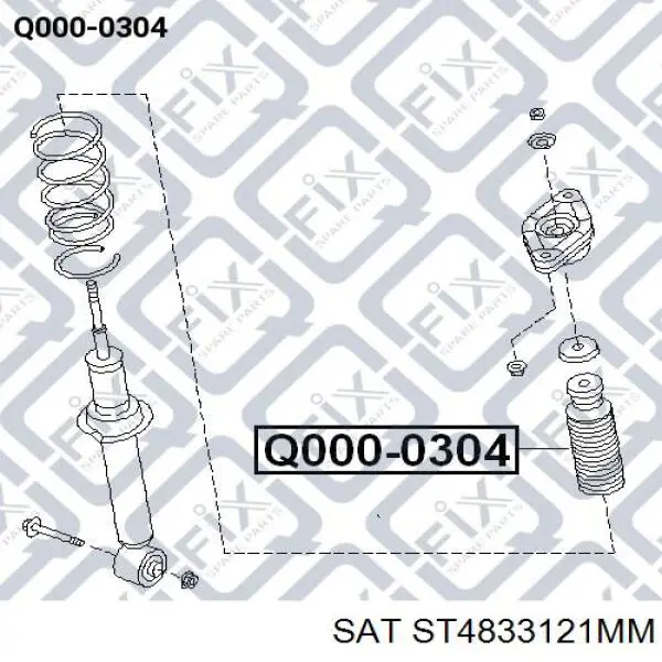Буфер-отбойник амортизатора переднего Stellox 1198134SX цена, от 8.10 USD