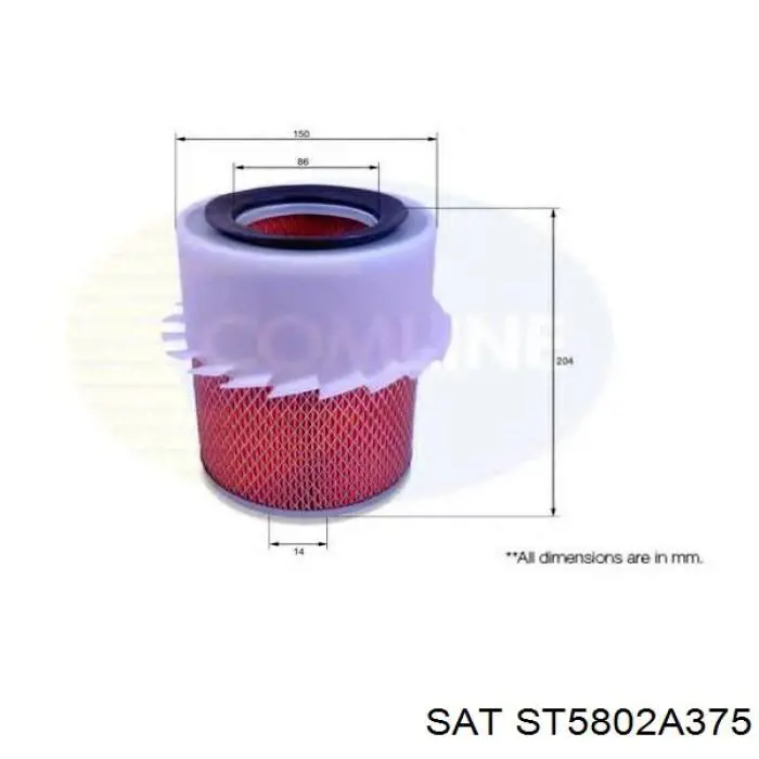 ZS50010 Japan Parts Амортизатор крышки багажника