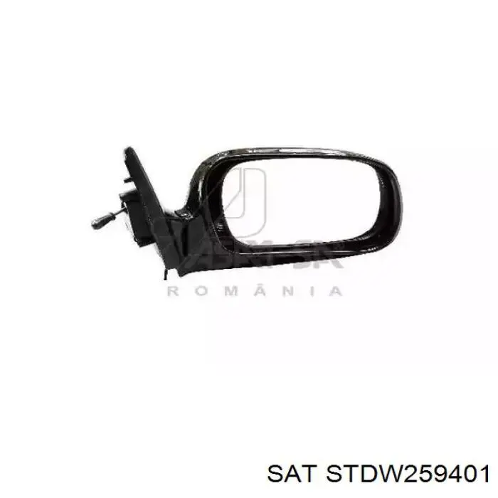  Правое боковое зеркало Daewoo Nexia 1