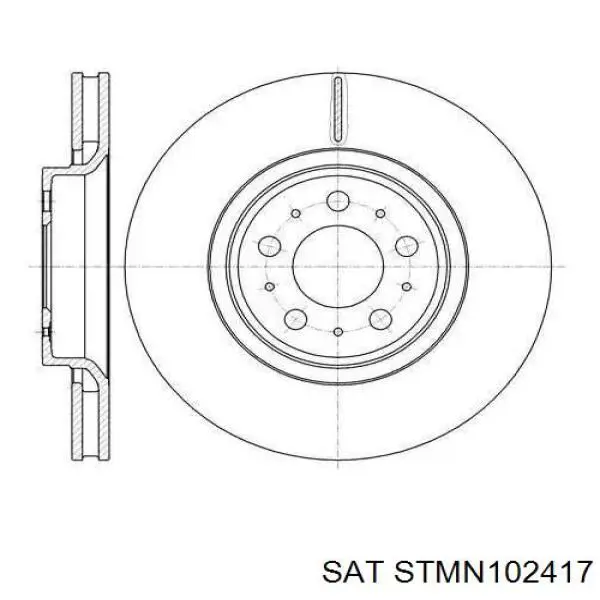 STMN102417 SAT трос ручного тормоза задний правый
