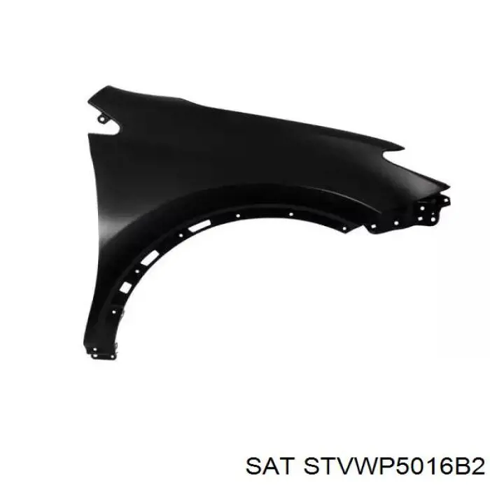 Брызговики передние, комплект SAT STVWP5016B2 цена, от 79.67 USD