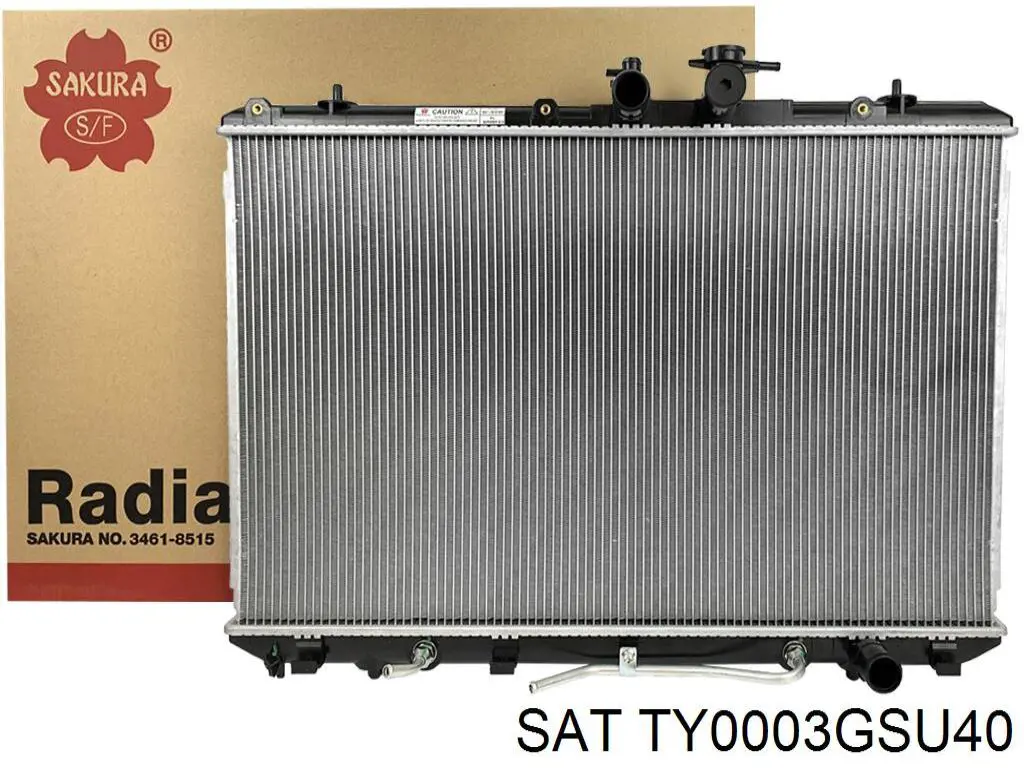 TY0003GSU40 SAT radiador de esfriamento de motor