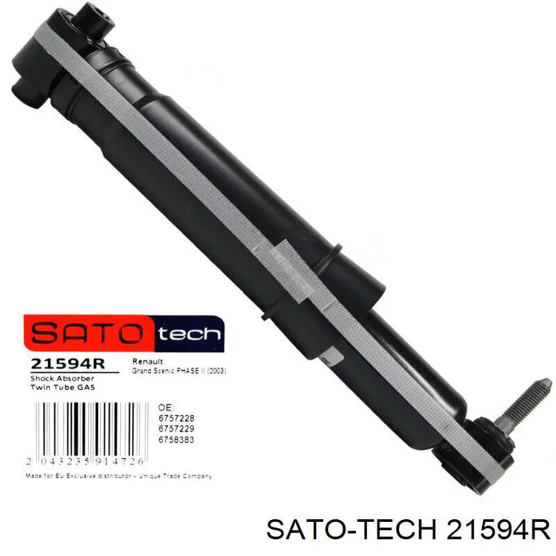 21594R Sato Tech amortecedor traseiro