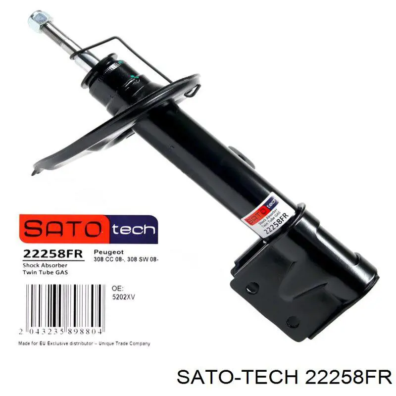 22258FR Sato Tech амортизатор передний правый