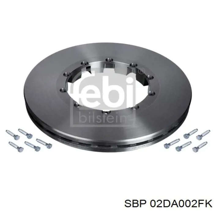 Тормоз дисковый передний SBP 02DA002FK цена, от 87.18 USD