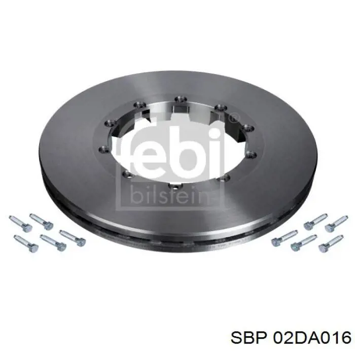 02-DA016 SBP передние тормозные диски