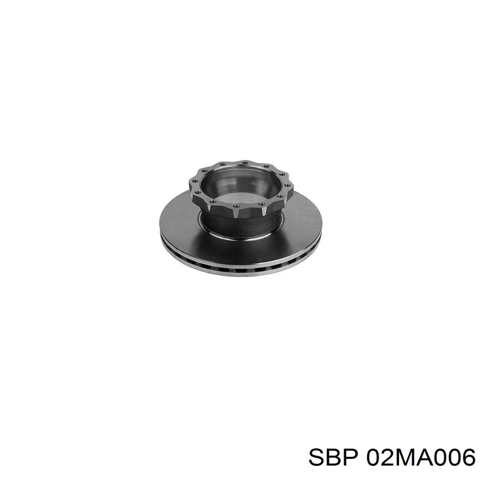 02MA006 SBP диск тормозной задний