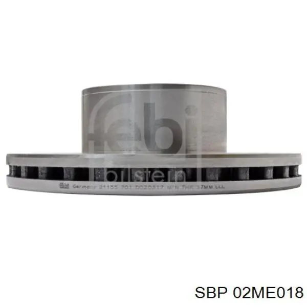 02ME018 SBP диск тормозной передний