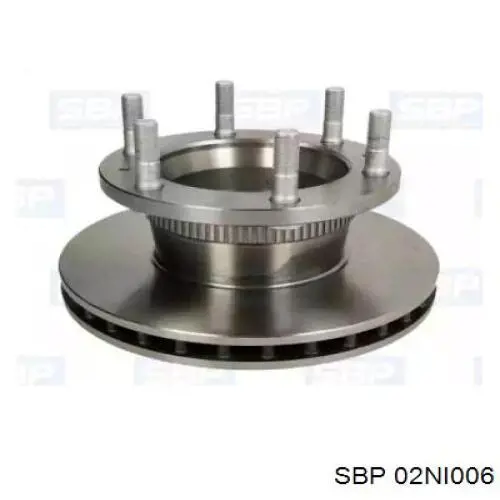 Тормоз дисковый передний SBP 02NI006 цена, от 76.18 USD