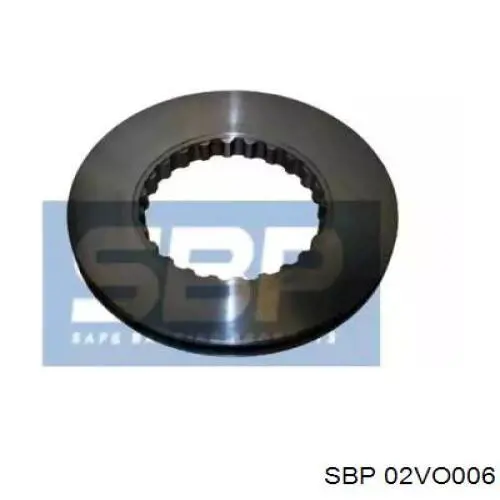 02VO006 SBP диск тормозной передний
