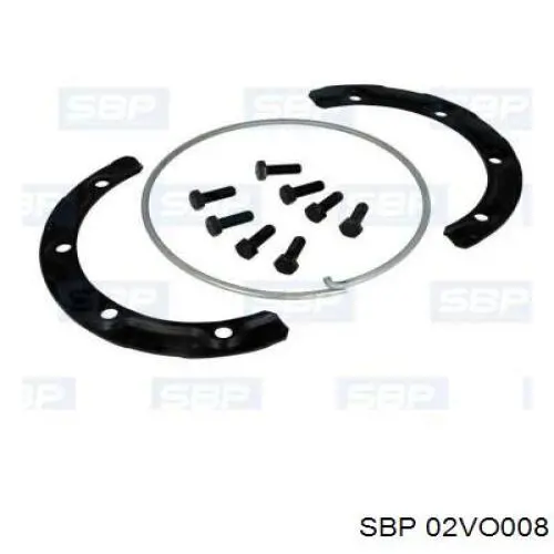 Тормоз дисковый передний SBP 02VO008 цена, от 156.86 USD
