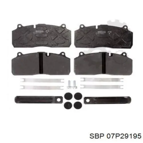 07P29195 SBP Колодки передние