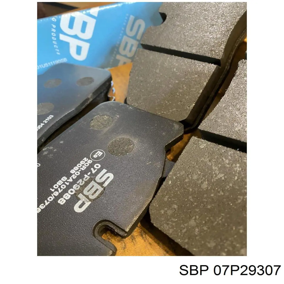 Колодки тормозные задние дисковые SBP 07P29307