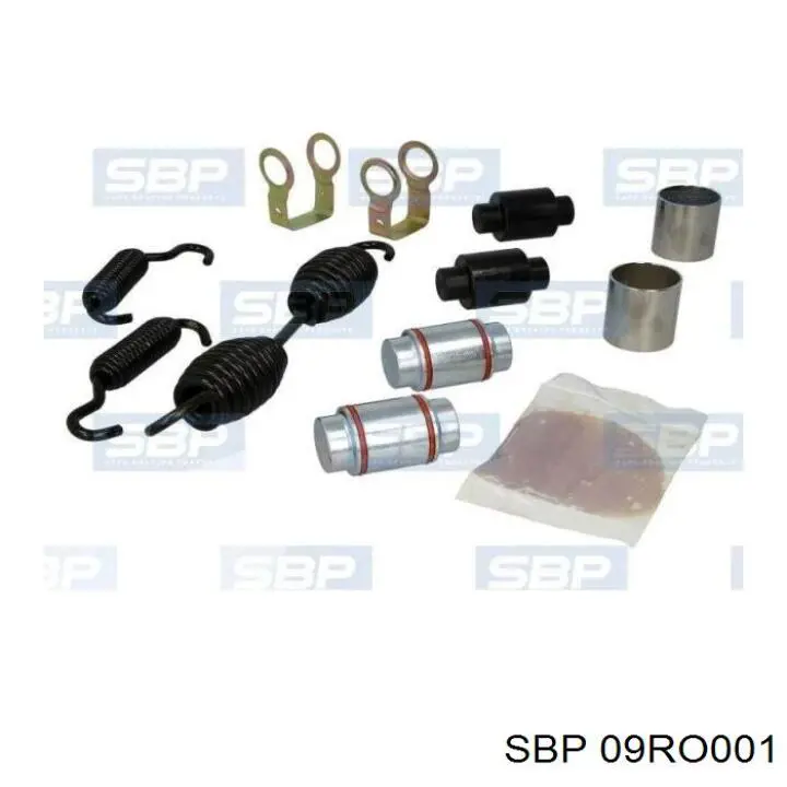 Ремкомплект тормозных колодок SBP 09RO001