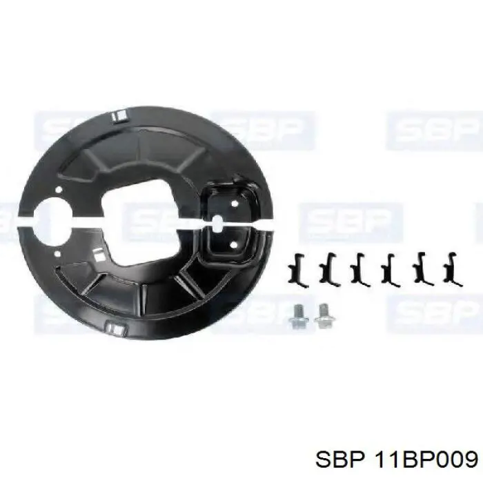 Защита тормозного диска заднего SBP 11BP009