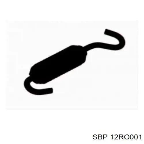 Пружина задних барабанных тормозных колодок SBP 12RO001 цена, от 0.93 USD