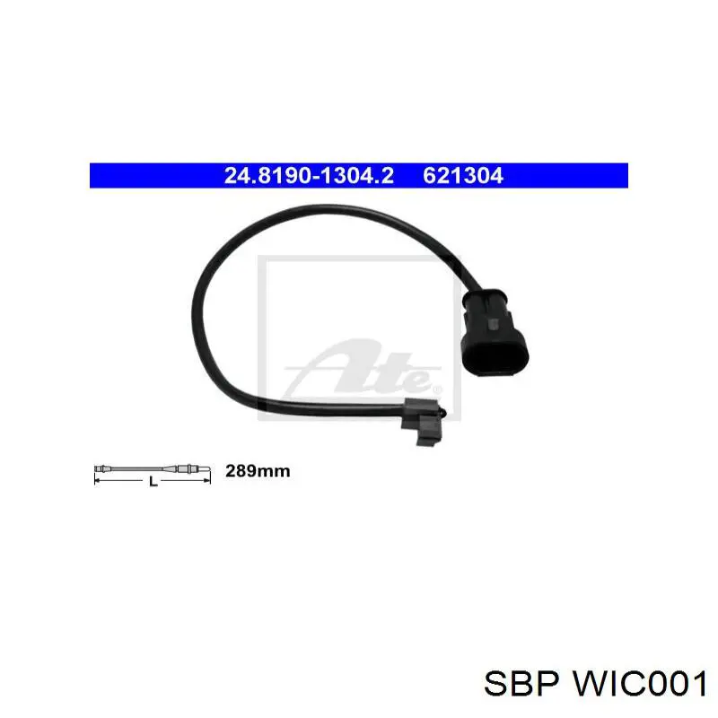 Сигнализатор износ тормозных колодок SBP WIC001 цена, от 4.20 USD