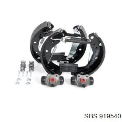Тормоза рабочие задние ножные и тормозные барабаны SBS 919540 цена, от 11.27 USD