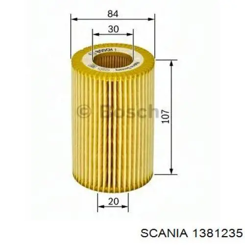 Фильтр гидравлической системы 1381235 Scania