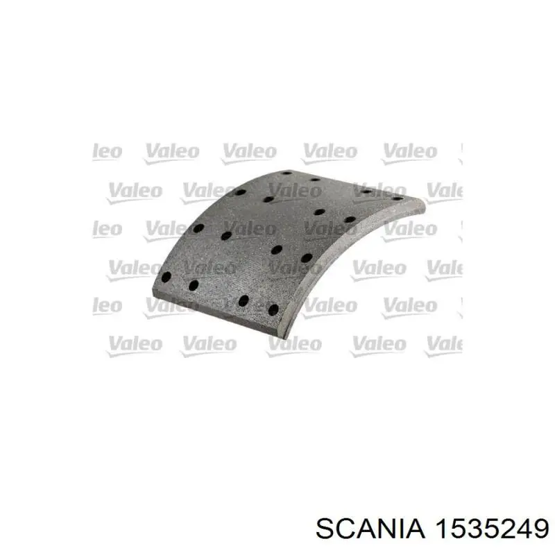 1535249 Scania Накладка тормозная передняя (TRUCK)