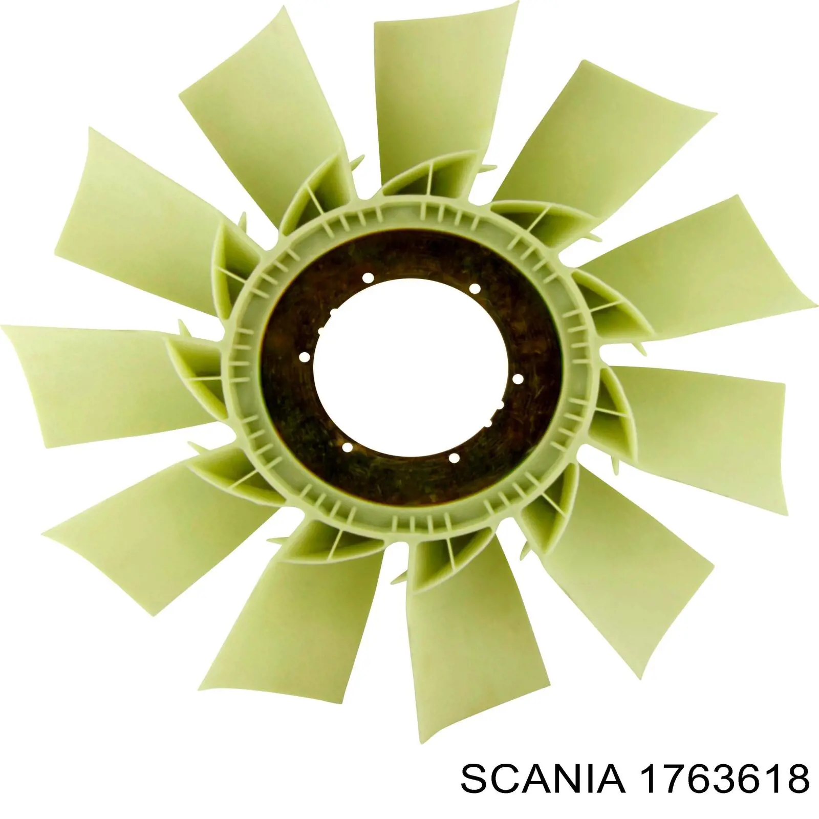 1763618 Scania вентилятор (крыльчатка радиатора охлаждения)