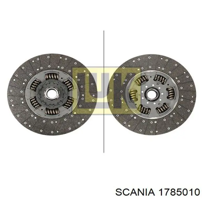 1785010 Scania диск сцепления